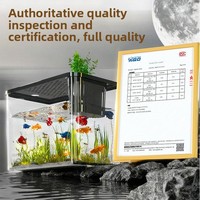 Nouvelle Couverture Hydroponique Fermée Épaissie à Haute Transmittance de Lumière, Brevetée, pour Aquarium en Acrylique d'Intérieur, Ornement de Table – Vente Chaude