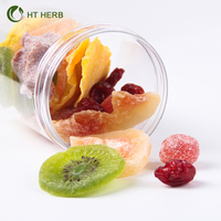 Fles Pakket Gemengde Groothandel Gedroogde Gekonfijte Vruchten Mango Perzik Ananas Fruit Slice Gedroogde Heerlijke Snacks