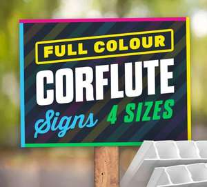 Lettre en plastique ondulé Panneau de signalisation de cour Plastique ondulé immobilier - Product Image 6