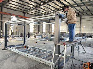 Nouvelle maison préfabriquée modulaire en conteneur à faible coût, moderne, 4 chambres, <span class=keywords><strong>avec</strong></span> toilettes et douche, à louer - Product Image 6