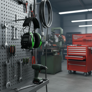 Auriculares con Radio AM/FM, Pantalla Digital, Reducción de Ruido, Protección Auditiva, Seguridad, Entrenamiento Táctico, BT, Intrínsecamente Seguros - Product Image 1