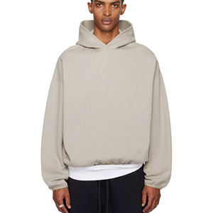 Sweat à capuche Streetwear en coton Sweat à capuche polyvalent pour tous les jours confort parfait café d'intérieur court rester confortable pendant le week-end - Product Image 1