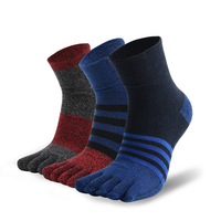 Cheville Five Toes Compression Chaussettes de yoga antidérapantes