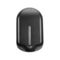 Distributeur automatique de savon liquide en mousse à capteur électrique, mural, en plastique ABS SUS 304, 1200 ml, écologique, blanc et noir, pour hôtel