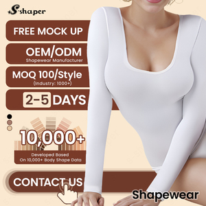 Magliette Oversize <span class=keywords><strong>Stussy</strong></span> con Collo Tondo all'Ingrosso, Logo Personalizzato, Alta Qualità, Bianche, Slim Fit, Camicie Modellanti a <span class=keywords><strong>Maniche</strong></span> Lunghe per Donna - Product Image 1