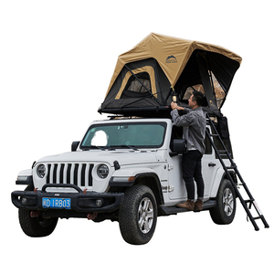 Tente de toit souple pour 2 personnes, tissu Oxford imperméable, installation rapide, 4 saisons, légère, pour 4x4, SUV tout-terrain - Product Image 1