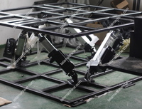 DIY TELA Plateforme de mouvement 6DOF en aluminium de haute qualité pour simulateur de course et simulateur de vol domestique