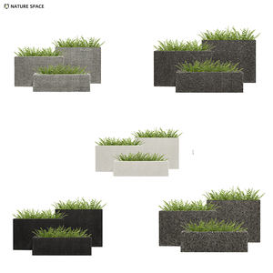 Vasi Rettangolari per Fiori di Alta Qualità, Durevoli per Parchi e Aree Pubbliche - Product Image 3