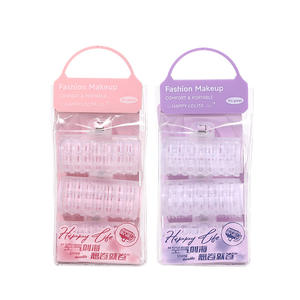 แฮปปี้ โลลิต้า โรลม้วนผมสองชั้น 3 ชิ้น โรลม้วนผมพลาสติกแบบไม่ใช้ความร้อนสำหรับผมหน้าม้าที่ดูมีวอลลุ่มและผมที่จัดทรงได้ - Product Image 1