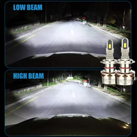 Accesorios para Automóviles IKAS de Alta Potencia, Lámpara Antiniebla LED de 180 W y 45000 LM, Lámpara Delantera para Automóvil de 6000 K, H1 H4 H7 H11 9005