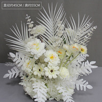 LE-307 Kant-en-klare Kunstbloemenarrangement, Kunstbloemen centerpiece voor etalage, winkel & café decoratie