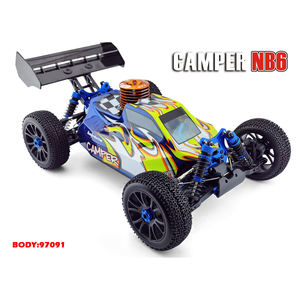 Coche de control remoto 1/8 HSP 94970 CAMPER 2,4G <span class=keywords><strong>gasolina</strong></span> 4WD todoterreno Buggy con motor <span class=keywords><strong>Nitro</strong></span> 26CXP RTR juguetes piezas de escape - Product Image 6
