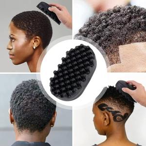Haute Qualité En Caoutchouc <span class=keywords><strong>Afro</strong></span> Peigne Twisted Curling Outil Éponge Divers Styles Cheveux <span class=keywords><strong>Twist</strong></span> Éponge pour Hommes Noirs Curling Brosse À Cheveux - Product Image 2