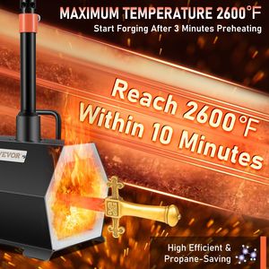 DB vente en gros de grande capacité forgeron maréchal-ferrant Forges Mini four Portable outil à brûleur unique couteau faisant four industriel B - Product Image 3