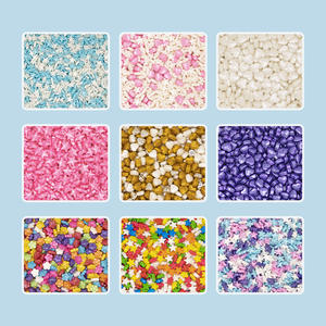 Venta caliente 500g <span class=keywords><strong>pastel</strong></span> aspersión azúcar comestible Navidad aspersión caramelo Mezcla color - Product Image 3