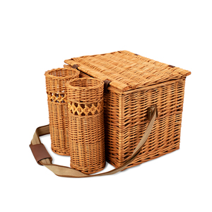 Fabricantes de JY, venta <span class=keywords><strong>al</strong></span> <span class=keywords><strong>por</strong></span> <span class=keywords><strong>mayor</strong></span>, cesta de <span class=keywords><strong>mimbre</strong></span> para picnic barata, cesta de picnic plegable de ratán con asa de tapa - Product Image 1