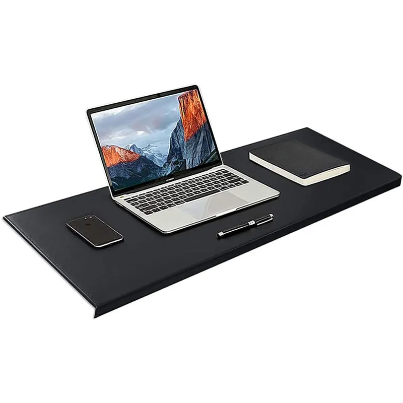 Multifunktion ale große vegane Büro-Schreibtisch-Pad kann volle Fixierung Lippen tisch Pad Blotter Desktop Protector Leder Pad mit genäht