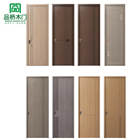 Portes intérieures à cadre plat pour salles de bain, maisons au design moderne, hôtels et maisons à ossature en dalle, avec cadres de style français