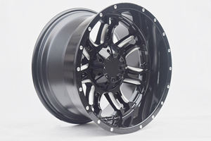 17นิ้ว6*139.7 Pcd 7แย<span class=keywords><strong>ก</strong></span>พูดออกแบบ<span class=keywords><strong>ล้อ</strong></span><span class=keywords><strong>แม็</strong></span><span class=keywords><strong>ก</strong></span>ขอบสำหรับ Mamba สีดำสำหรับอีซูซุ Bakkie D-MAX - Product Image 3