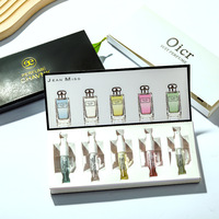Coffret Cadeau de 5 Échantillons de Parfum Authentiques Version Q Petite Taille pour Femme, Pack d'Essai 3ml Modèle 0159 Fabriqué en Chine