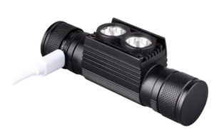 <span class=keywords><strong>SOhot</strong></span> ไฟหน้า LED อลูมิเนียม10W TPYE-C ลูเมนสำหรับกลางแจ้งตั้งแคมป์เดินป่าตกปลา - Product Image 3