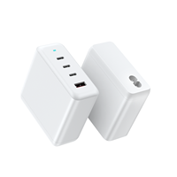 Pengisi Daya Cepat Dual-Port Gallium Nitride 100W USB-C/USB-A Berkualitas Tinggi untuk Tablet, Ponsel, Laptop 220V EPR