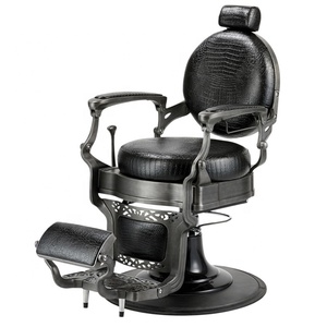 Poltrona da Barbiere Antica di Fabbrica in Vendita Diretta Arredamento per Salone da Parrucchiere e Negozio di Barbiere - Product Image 3