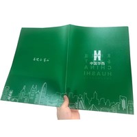 Porte-documents format lettre en PP imperméable et durable avec double poche pour présentations professionnelles, fournitures de bureau et scolaires