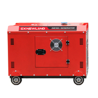 Soudeuse diesel silencieuse Newland 8KW Alternateur triphasé 10kva personnalisé avec ATS personnalisable de conception moderne