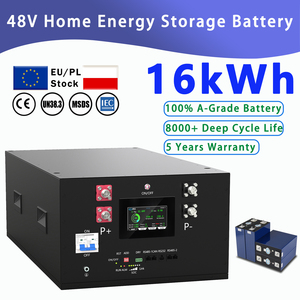 Poland Self-pickup 8000+ Times Deep Cycle 48V 314Ah 16kWh Lithium Battery Pack Build-in JK V19 BMS for Off-grid Solar Systems - Product Image 1