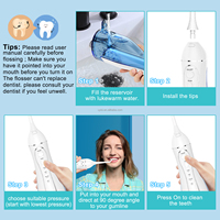 Uyisi 300ml IPX7 Pembersih Gigi Oral Dental Usb Irrigator Air Electric Machine Portable Cordless Water Household English