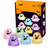 Calendrier de l'Avent Squishy : Boîte Mystère Chasse au Trésor Œuf d'Or, Jouets Fidget 3D Mignons Anti-Stress à Presser, Coffret Cadeau