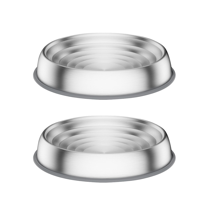 Stainless steel corrugated bowl slow food bowl double bowl