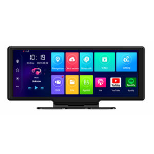 कार DVR कैमरा 4G एंड्रॉयड 8.1 जीपीएस अनुप्रयोग मॉनिटर वाईफ़ाई दर्पण पानी का छींटा कैम सामने और रियर कैमरा FHD 1080P ऑटो ड्राइव रिकॉर्डर - Product Image 3