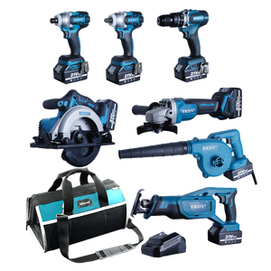 Ensemble d'outils combinés Perceuse <span class=keywords><strong>sans</strong></span> <span class=keywords><strong>fil</strong></span> portable Perceuses à percussion électriques au lithium <span class=keywords><strong>sans</strong></span> <span class=keywords><strong>fil</strong></span> Kits de tournevis électriques à batterie rechargeable - Product Image 2