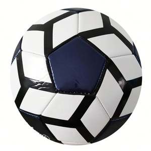 Ballon de football rétro en PVC métallisé - Taille 5 professionnelle pour match et collection - Product Image 1
