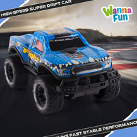 Véhicule tout-terrain RC à l'échelle 1:20 27 MHz 4CH pour enfants avec une portée de 50 m 4WD prêt à rouler