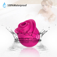 Hochwertiger OEM Multi-Speed Saug- und Vibrations-Rosen-Bullet-Vibrator Bruststimulator Erotikspielzeug für Frauen Großhandel