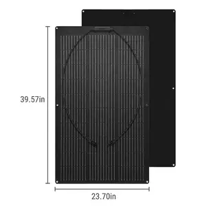 Solarpanel mit günstigem Preis 100 W 120 W 150 W 200 W 300 W monokristallines Solarpanel 150 W flexible Solarpanels für Wohnmobil