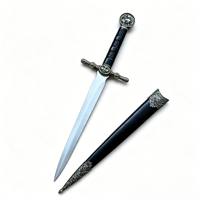 Mini-dague populaire LOTR de 35 cm, 0,15 kg, avec poignée gravée en bronze antique à l'emblème d'un aigle, pour collection de cosplay