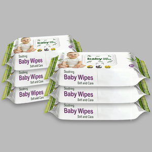 Lingettes pour bébé biodégradables, organiques, non parfumées, 80 pièces, lingettes nettoyantes pour le visage et les mains, lingettes antibactériennes - Product Image 2