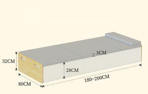 Nouveau <span class=keywords><strong>lit</strong></span> pliant en accordéon portable, canapé-<span class=keywords><strong>lit</strong></span> multifonctionnel 2 en 1 pour les petits espaces, utilisation domestique - Product Image 3