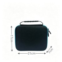 Sac EVA spacieux personnalisé avec logo, étanche et antichoc, pour lecteur de glycémie, stylo à insuline, étui de rangement EVA pour insuline diabétique