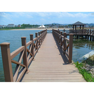 Barandilla Exterior <span class=keywords><strong>de</strong></span> Madera Compuesta <span class=keywords><strong>de</strong></span> Teca y <span class=keywords><strong>Redwood</strong></span>, Barandilla <span class=keywords><strong>de</strong></span> Seguridad WPC - Product Image 2