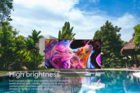 Pantalla LED para Exteriores M-shine Serie Ms GOB de Paso Fino P2.5 4K/8K, Brillo de 4000 cd, Garantía de 2 Años, Ángulo de Visión de 160°, IP65