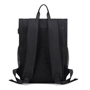 Sac à dos pour ordinateur portable pour homme, tendance, personnalisé avec logo, en nylon, grande capacité, avec port de charge USB, pour les affaires, les loisirs, les voyages, les activités de plein air - Product Image 6