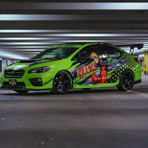 NIKO Gran Oferta, Calcomanías para Automóviles con Diseño de Personajes de Dibujos Animados, Vinilo Verde que Cambia de Color, Autoadhesivas y Autoregenerables, para Personalizar el Automóvil - Product Image 1