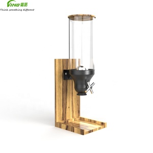 Distributeur de boissons Vino Oliver Wood de qualité supérieure avec couvercle en bois, distributeur de céréales, modèle personnalisé Vino20221117-1 - Product Image 3