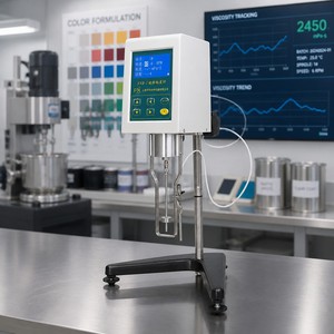 Viscosímetro Rotacional Digital Premium <span class=keywords><strong>SNB</strong></span> 1, Medidor de Viscosidad de Precisión con Pantalla LCD Retroiluminada Multiparámetro - Product Image 5