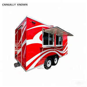 Remorques de boulangerie mobiles miniatures personnalisées rose vif 2025 entièrement équipées, camions de restauration rapide, fourgonnettes à vendre aux États-Unis - Product Image 3